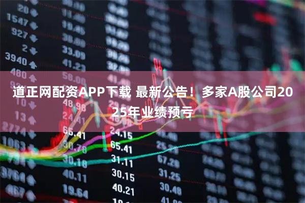 道正网配资APP下载 最新公告！多家A股公司2025年业绩预亏
